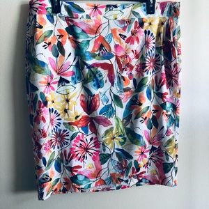 XXL Rip Skirt! Wrap-around NWT Wildflower Watercolor